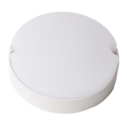 Bread Style Round White Bulkhead Light_Spiral Lighting