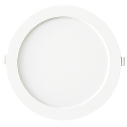 PP Recessed Round White Panel_Spiral Lighting