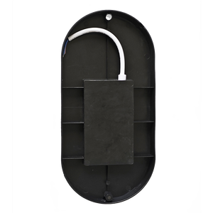 Bread Style Oval Black Bulkhead_Spiral LightingLight