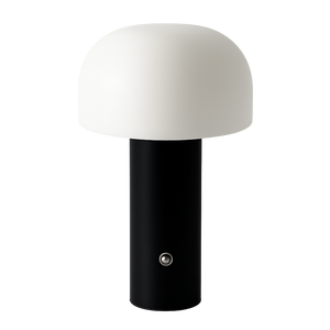 Dome Black & White LED Table Lamp_Spiral Lighting