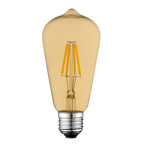 E27 ST64 Filament Bulb Brown_Spiral Lighting