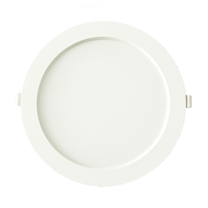 PP Recessed Round White Panel_Spiral Lighting