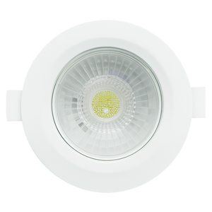 Rotatable Plastic COB Round Downlight_Spiral Lighting