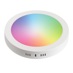 Smart Surface Round Aluminium Panel_Spiral Lighting