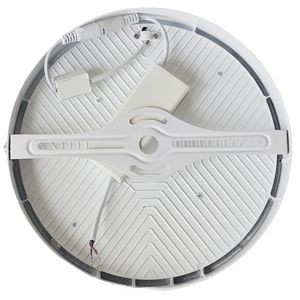 Crystal-B Surface White Round Panel_Spiral Lighting