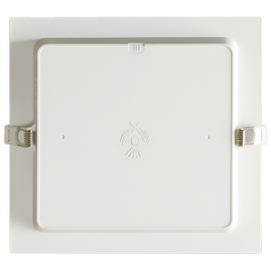 Pannello quadrato bianco da incasso PP