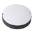 Bread Style Round Black Bulkhead Light_Spiral Lighting