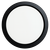 ABS Surface Round Black Panel_Spiral Lighting