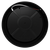 ABS Surface Round Black Panel_Spiral Lighting