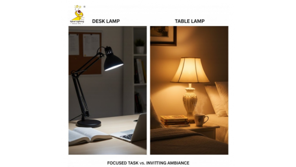 Desk Lamp VS Table Lamp