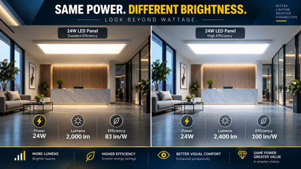 Why 24W Doesn't Always Mean the Same Brightness
