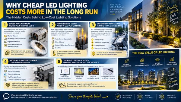 Why Cheap LED Lighting Costs More in the Long Run