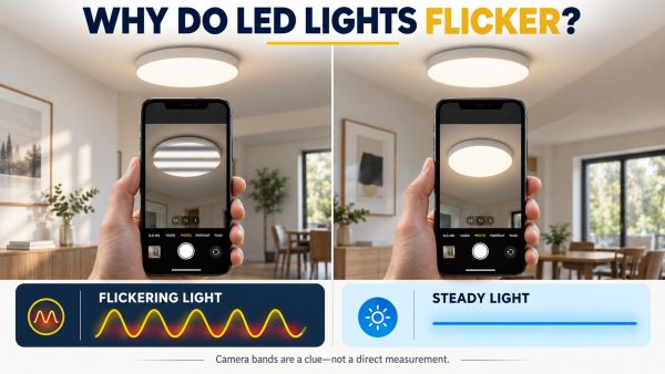 Why do LED lights flicker