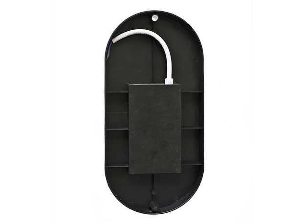 Bread Style Oval Black Bulkhead_Spiral LightingLight
