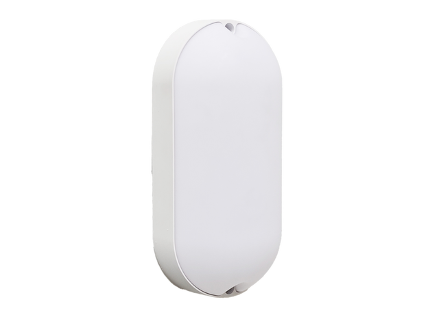 Bread Style Oval White Bulkhead Light_Spiral Lighting