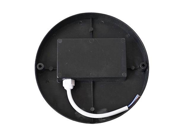 Bread Style Round Black Bulkhead Light_Spiral Lighting