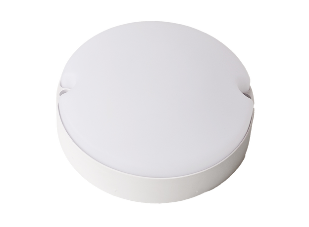 Bread Style Round White Bulkhead Light_Spiral Lighting