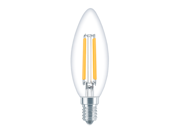 E14 C35 Filament Bulb Transparent_Spiral Lighting