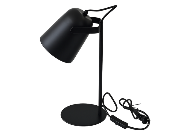 E27 Metal Table Lamp Black_Spiral Lighting