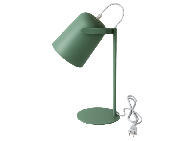 27 Metal Table Lamp Green_Spiral Lighting