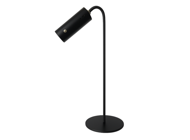 Modern Black LED Spotlight Table Lamp_Spiral Lighting