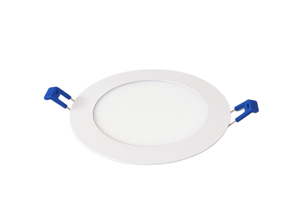 7mm Recessed Round Aluminum Panel_Spiral Lighting