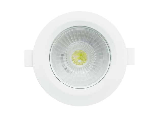 Rotatable Plastic COB Round Downlight_Spiral Lighting