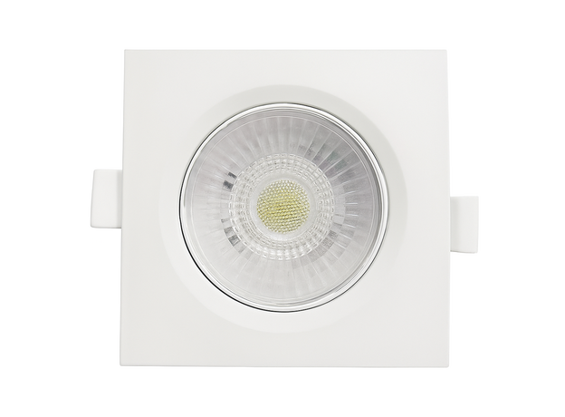 Rotatable Plastic COB Square Downlight_Spiral Lighting