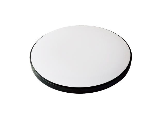 IP44 Round Ceiling Light Black_Spiral Lighting