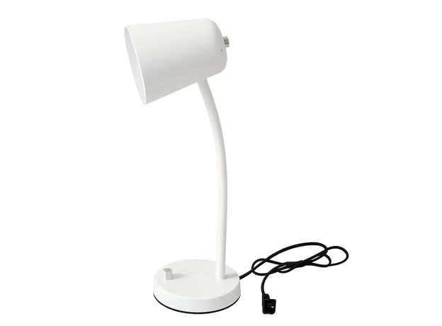 White E27 Adjustable Table Lamp_Spiral Lighting