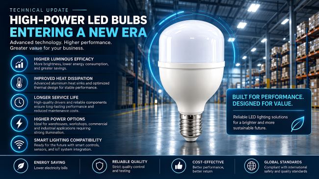 High-Power LED Bulbs Are Entering a New Era