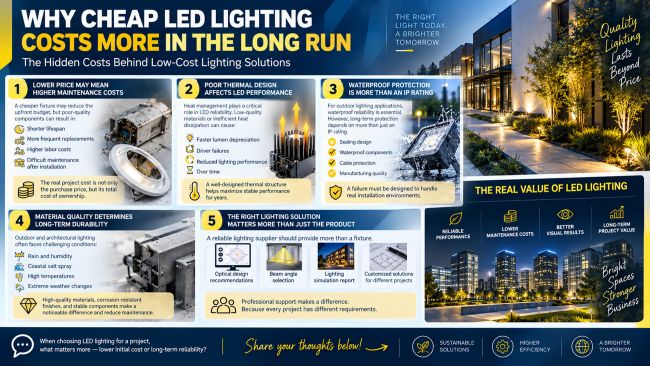 Why Cheap LED Lighting Costs More in the Long Run