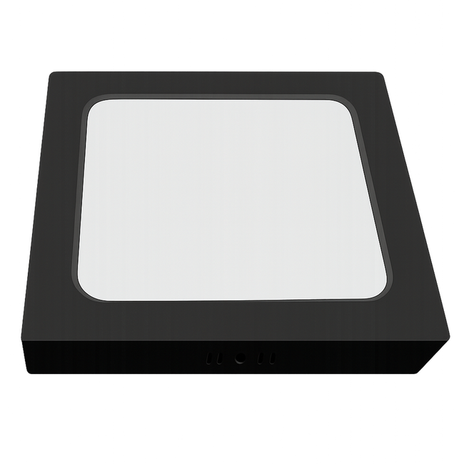 ABS Surface Square Black Panel_Spiral Lighting