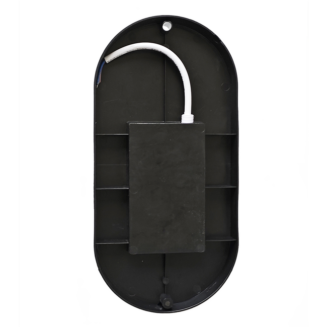 Bread Style Oval Black Bulkhead_Spiral LightingLight
