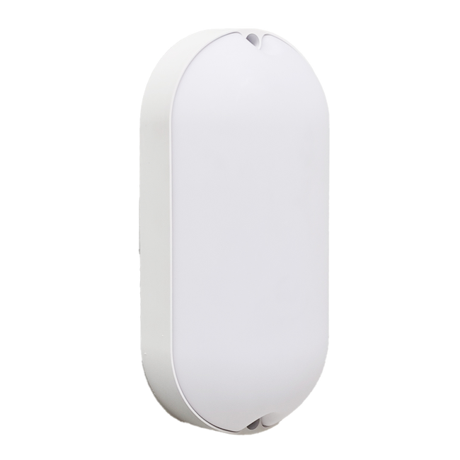 Bread Style Oval White Bulkhead Light_Spiral Lighting