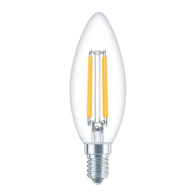 E14 C35 Filament Bulb Transparent_Spiral Lighting