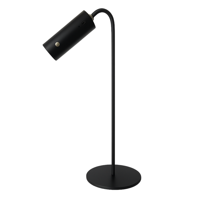 Modern Black LED Spotlight Table Lamp_Spiral Lighting