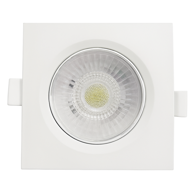 Rotatable Plastic COB Square Downlight_Spiral Lighting