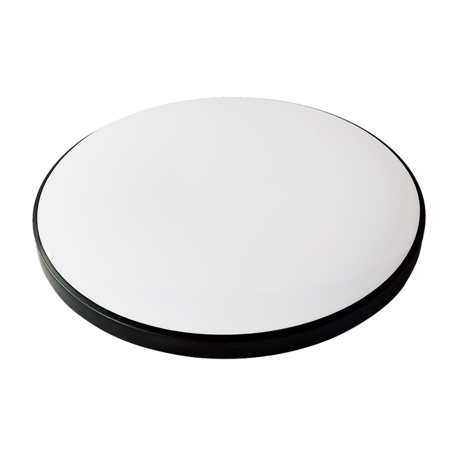 IP44 Round Ceiling Light Black_Spiral Lighting
