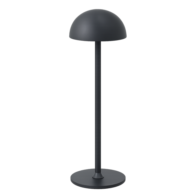 Slim Black Dome LED Table Lamp_Spiral Lighting