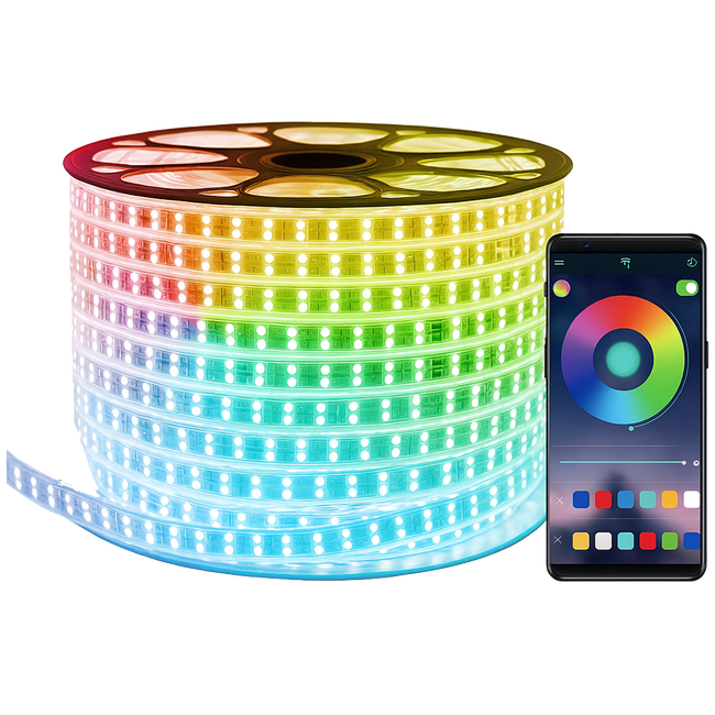 Smart AC Wireless LED Stripe_Spiral Lighting