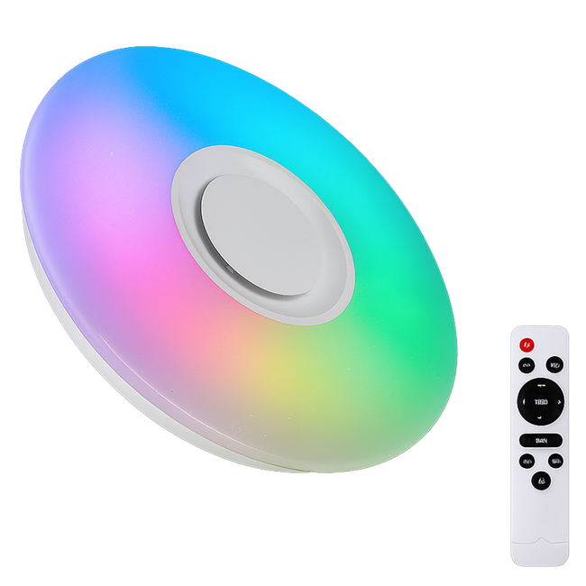 Smart Bluetooth Music Ceiling Light_Spiral Lighting